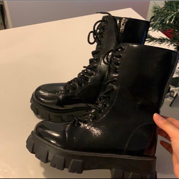 Patent Military boots - Picture 2 of 5